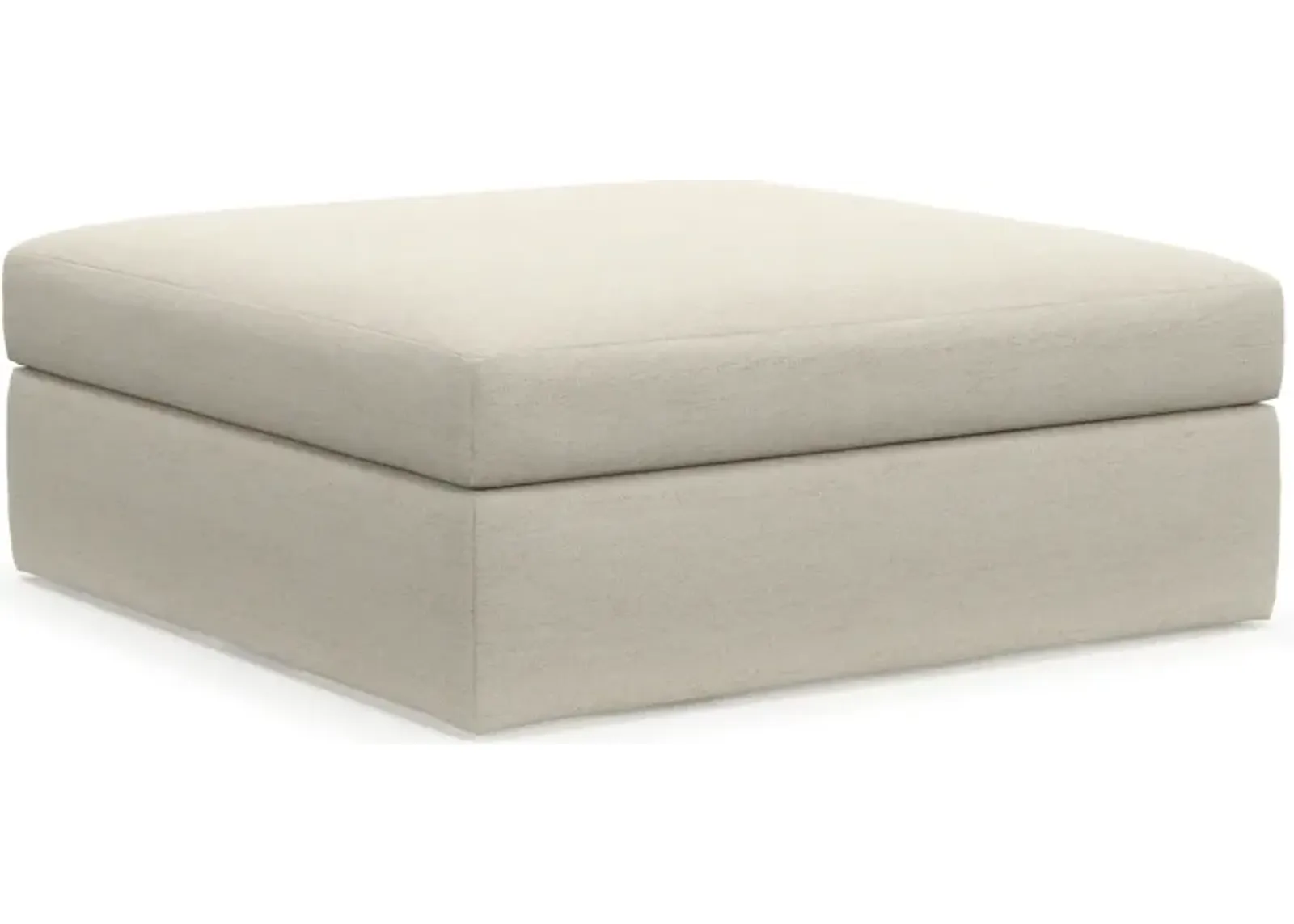 Collin Foam Comfort Ottoman - Curious Pearl