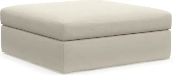 Collin Foam Comfort Ottoman - Curious Pearl