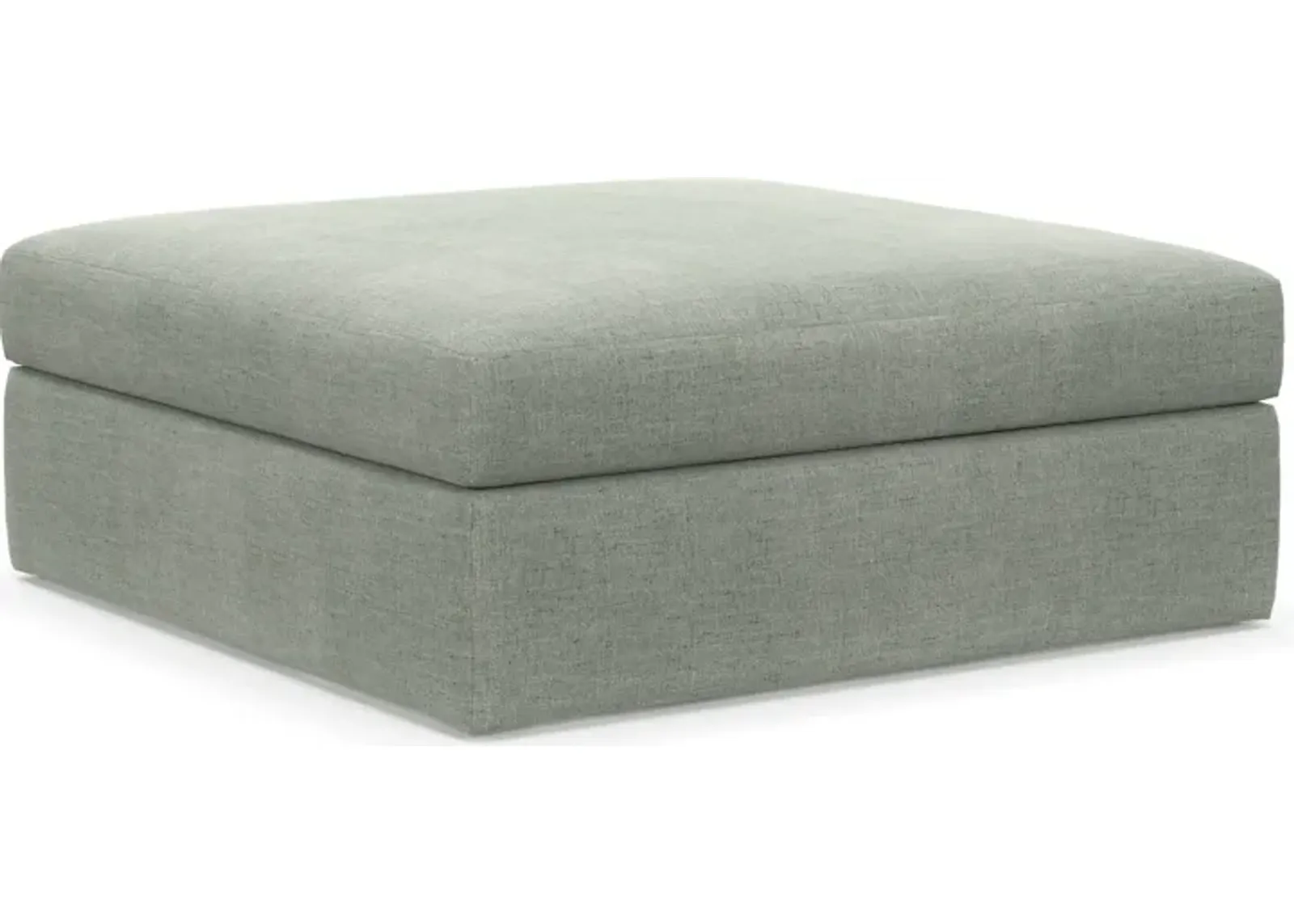 Collin Foam Comfort Ottoman - Oslo Snow