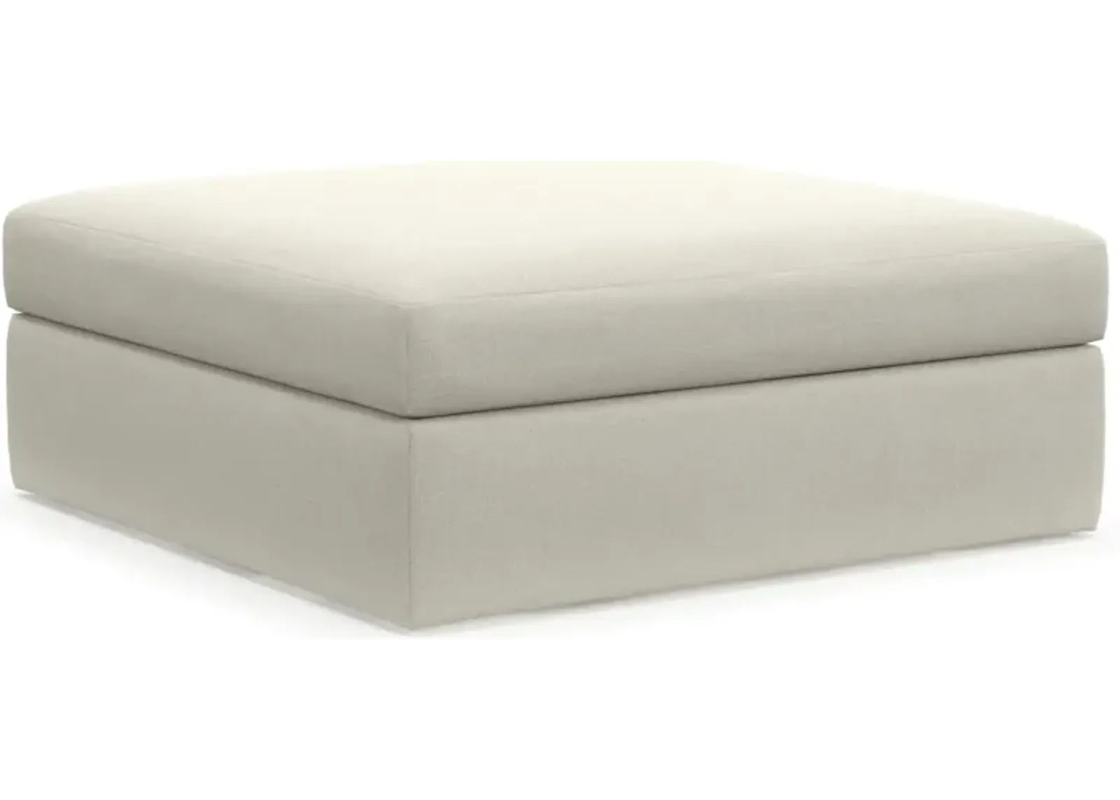 Collin Foam Comfort Ottoman - Anders Ivory