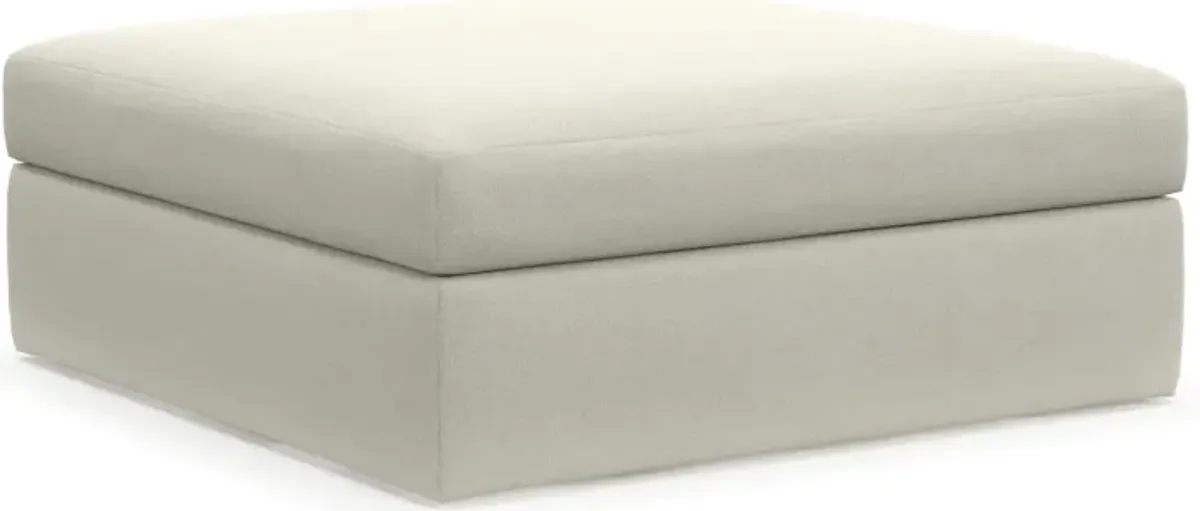 Collin Foam Comfort Ottoman - Anders Ivory