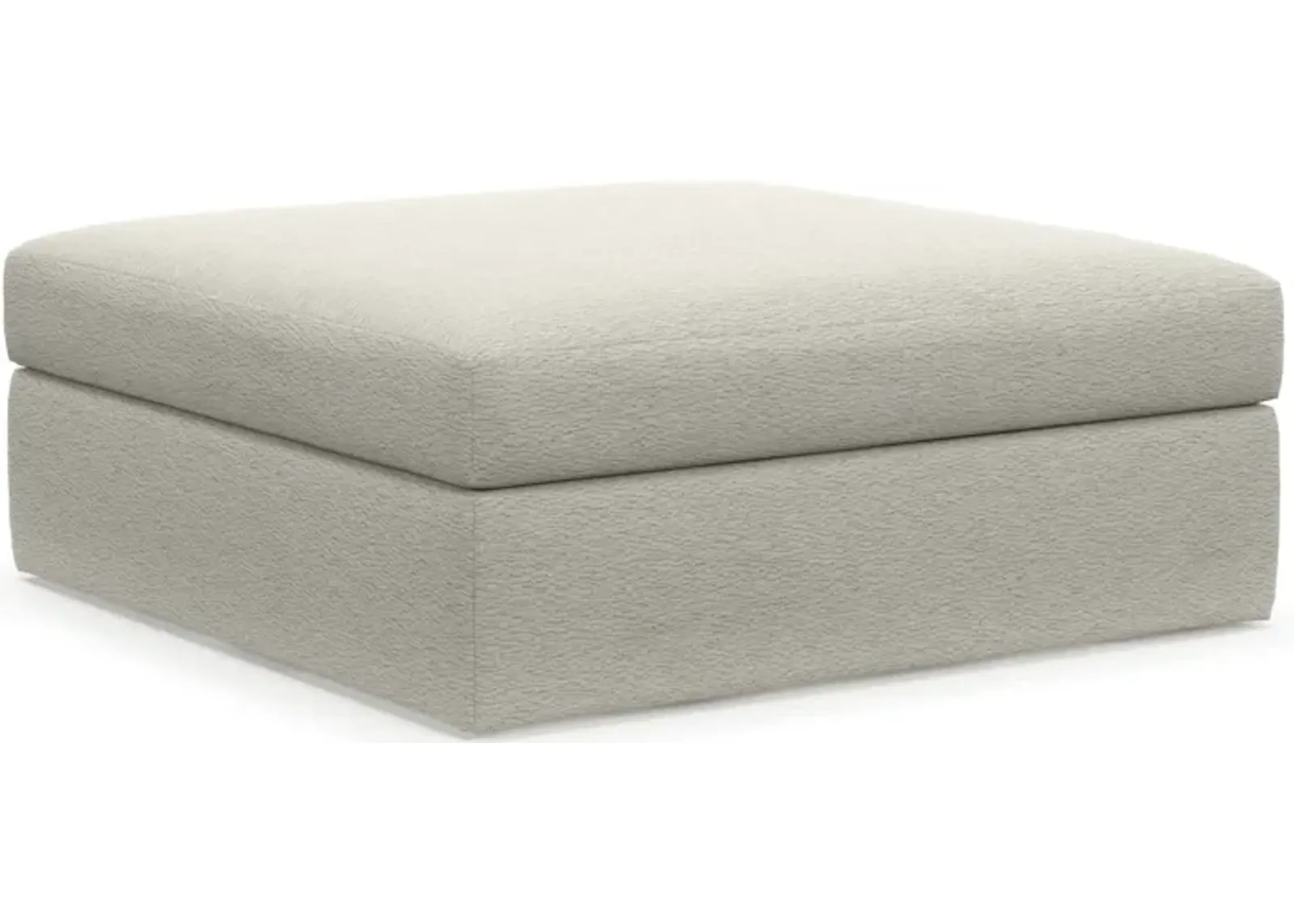 Collin Foam Comfort Ottoman - Everton Grey