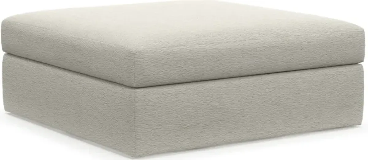 Collin Foam Comfort Ottoman - Everton Grey