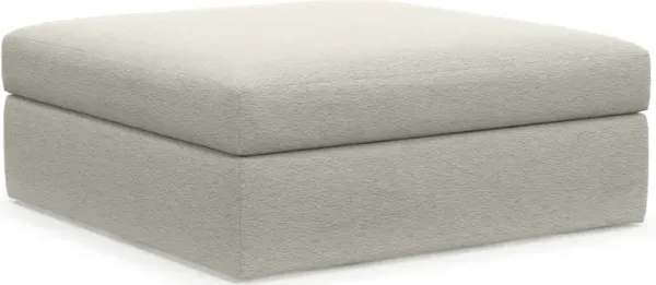 Collin Foam Comfort Ottoman - Everton Grey
