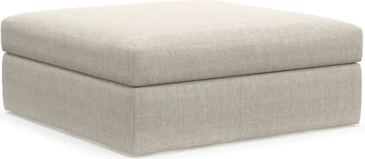 Collin Foam Comfort Ottoman - Mason Porcelain