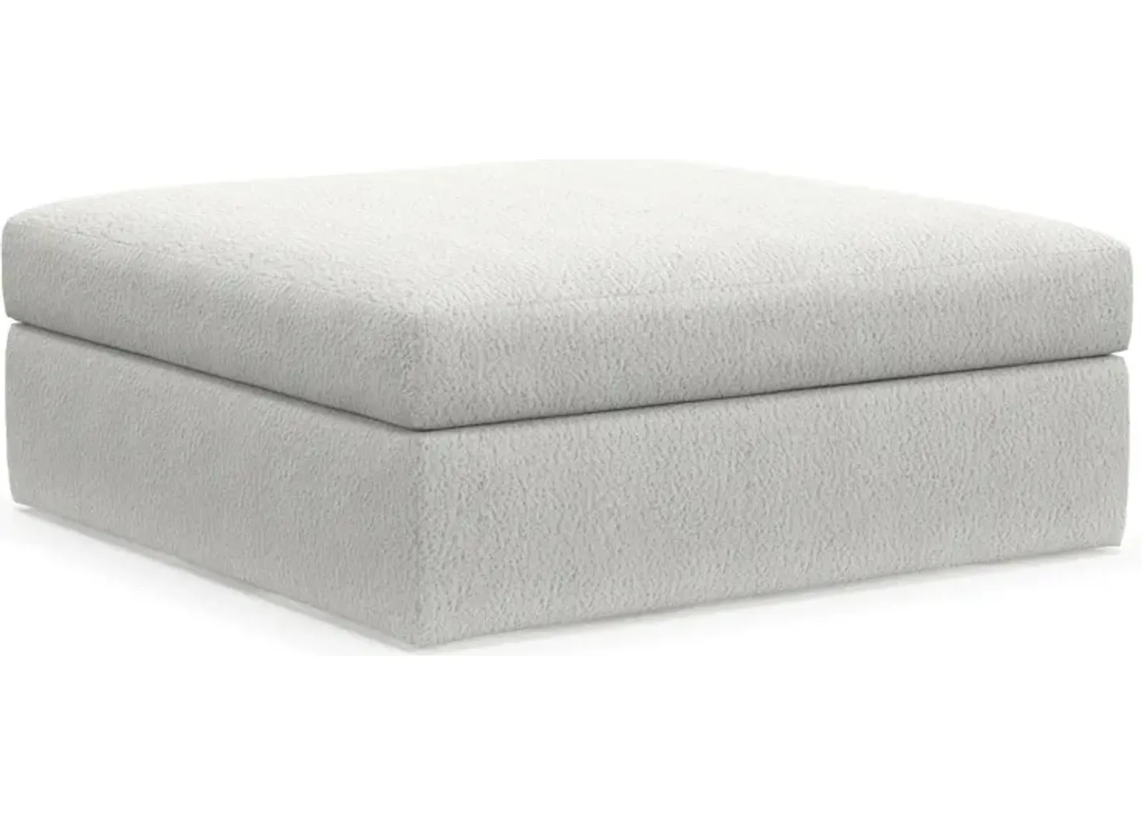 Collin Foam Comfort Ottoman - Bloke Snow