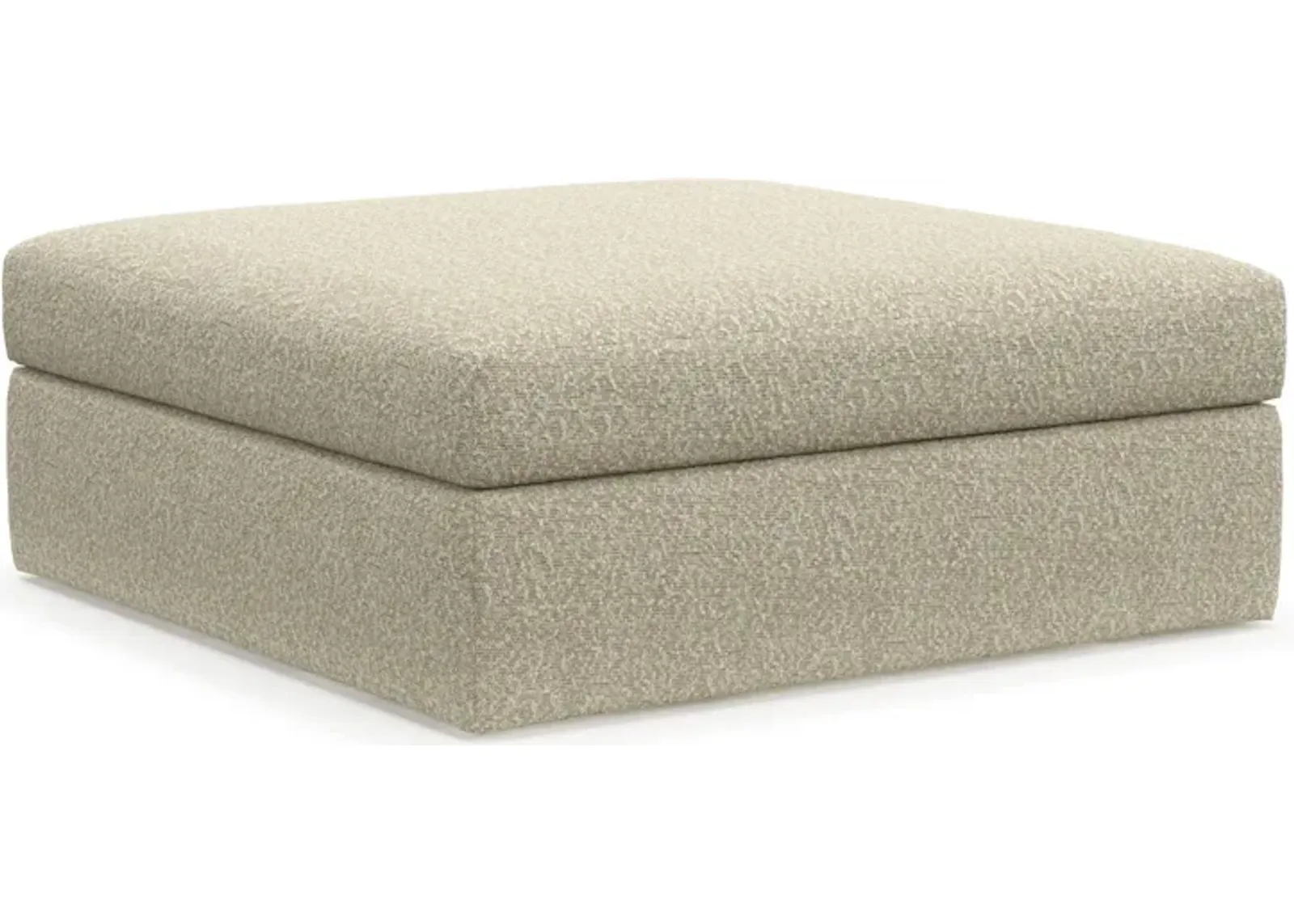 Collin Foam Comfort Ottoman - Bloke Cotton