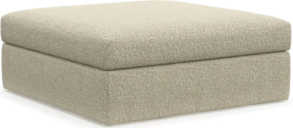 Collin Foam Comfort Ottoman - Bloke Cotton