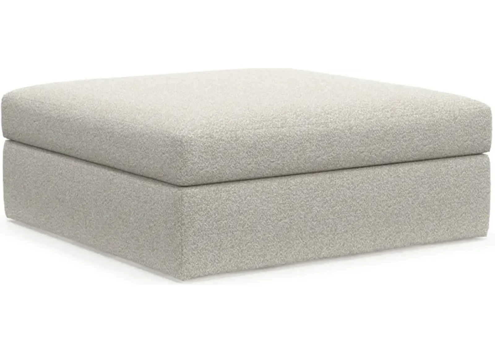 Collin Foam Comfort Ottoman - Muse Stone