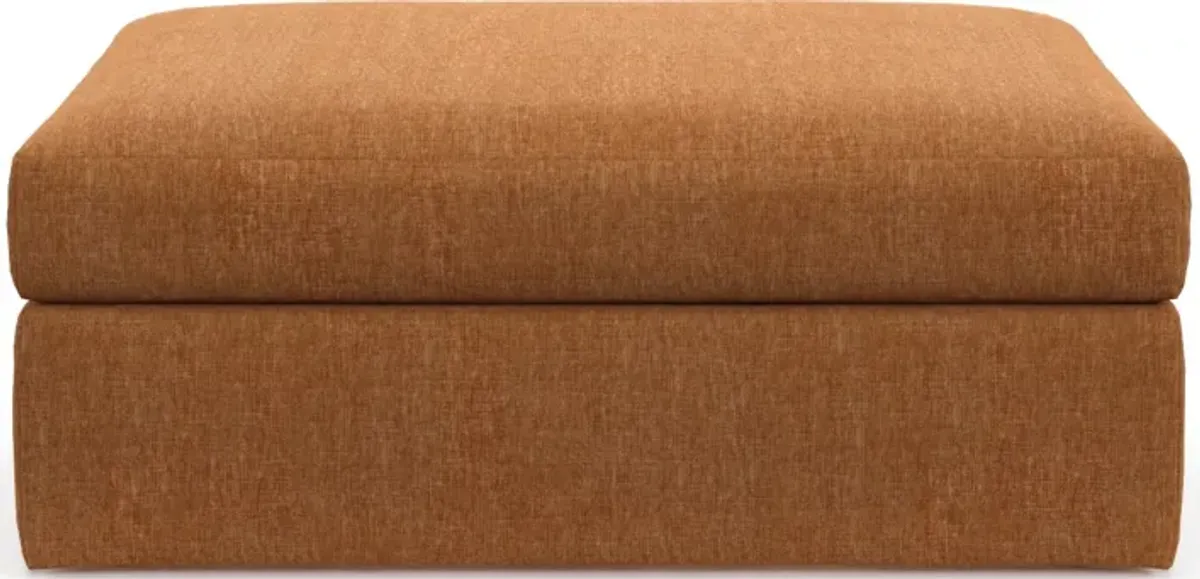 Collin Hybrid Comfort Ottoman - Contessa Ginger