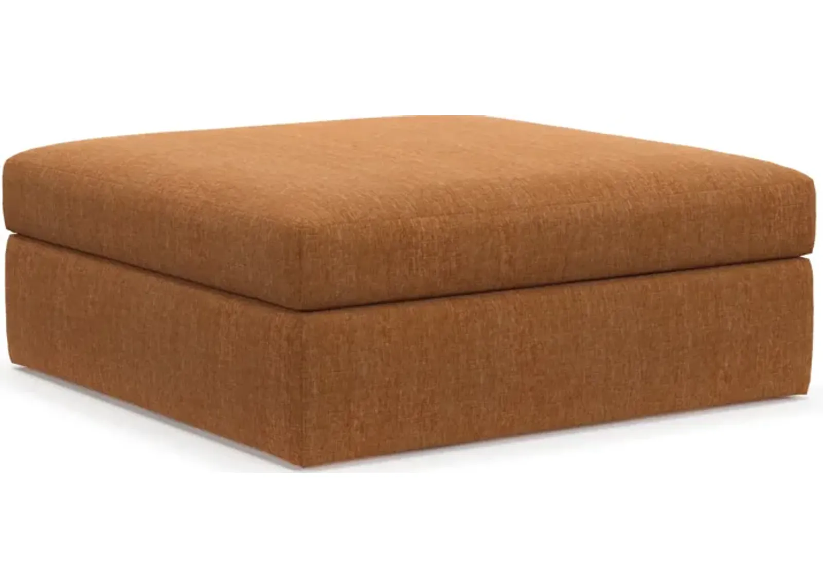 Collin Hybrid Comfort Ottoman - Contessa Ginger