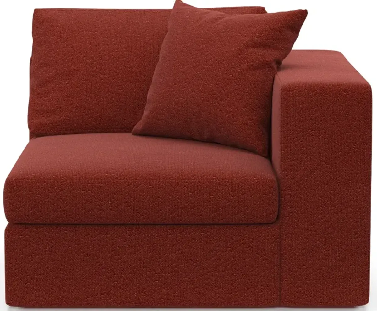 Collin Foam Comfort Right-Facing Chair - Bloke Brick