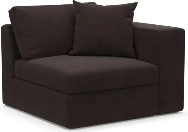 Collin Foam Comfort Right-Facing Chair - Merrimac Dark Brown