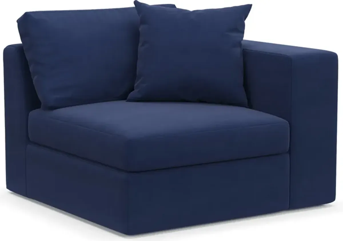 Collin Foam Comfort Right-Facing Chair - Abington Indigo