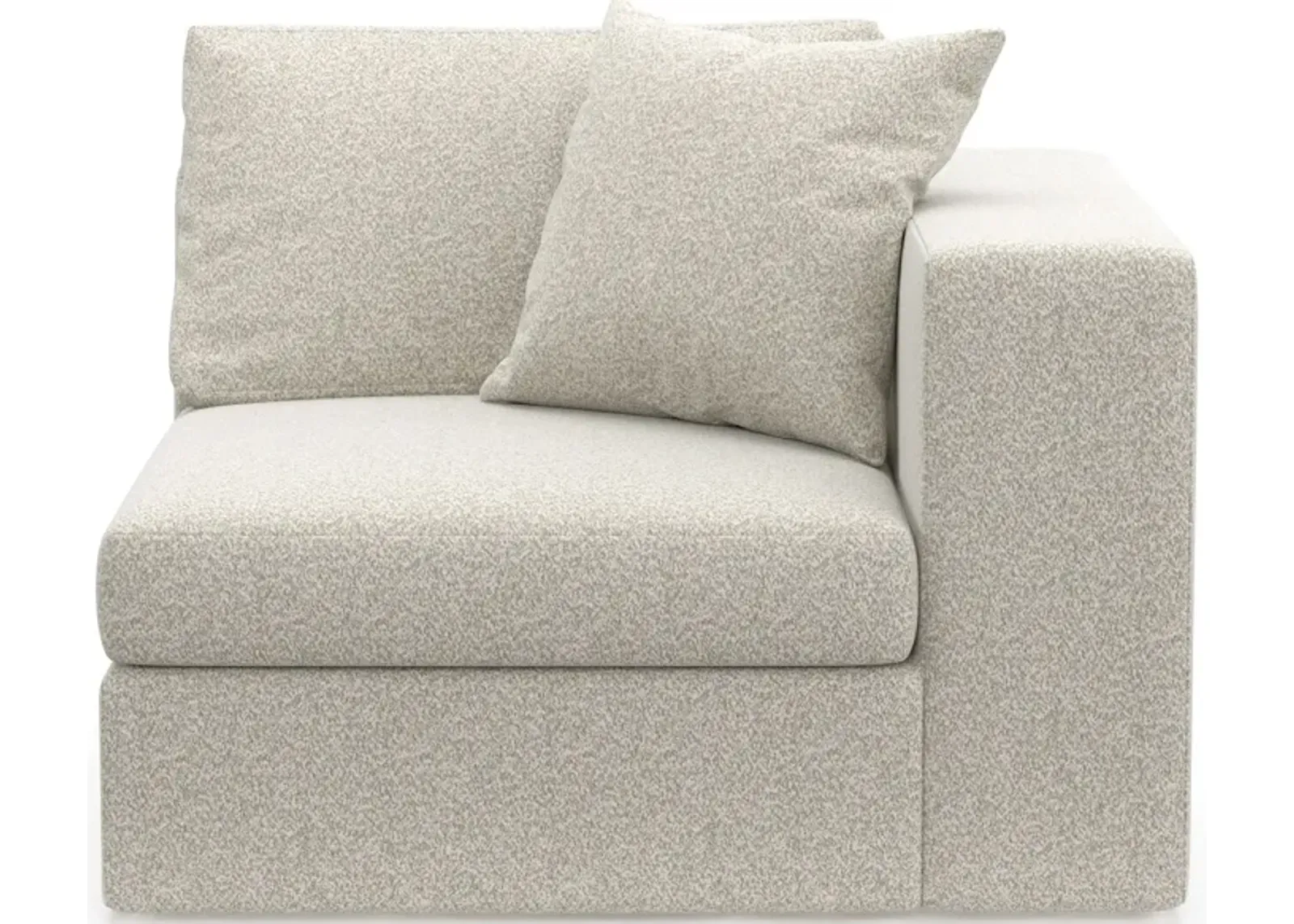 Collin Foam Comfort Right-Facing Chair - Muse Stone