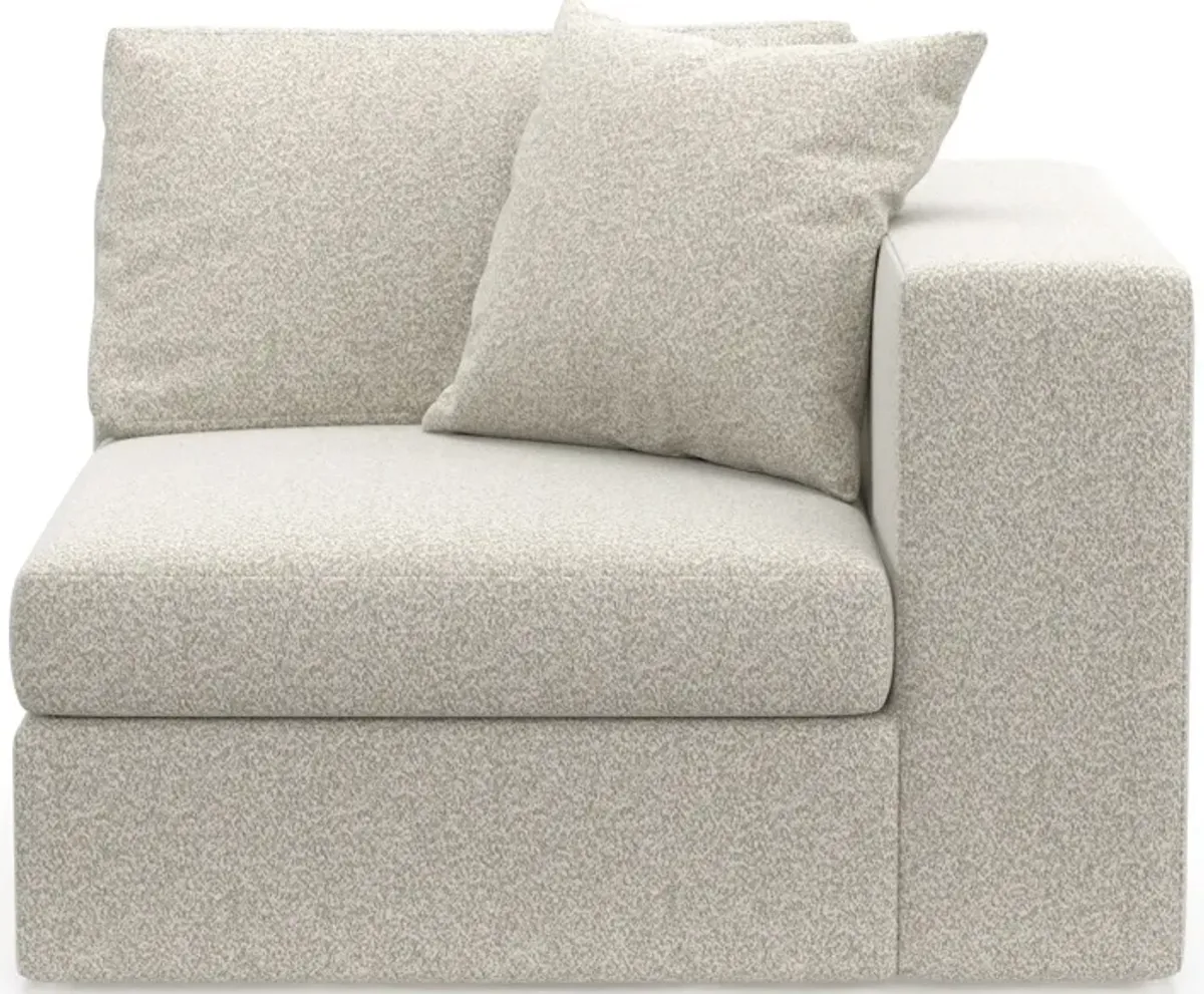 Collin Foam Comfort Right-Facing Chair - Muse Stone