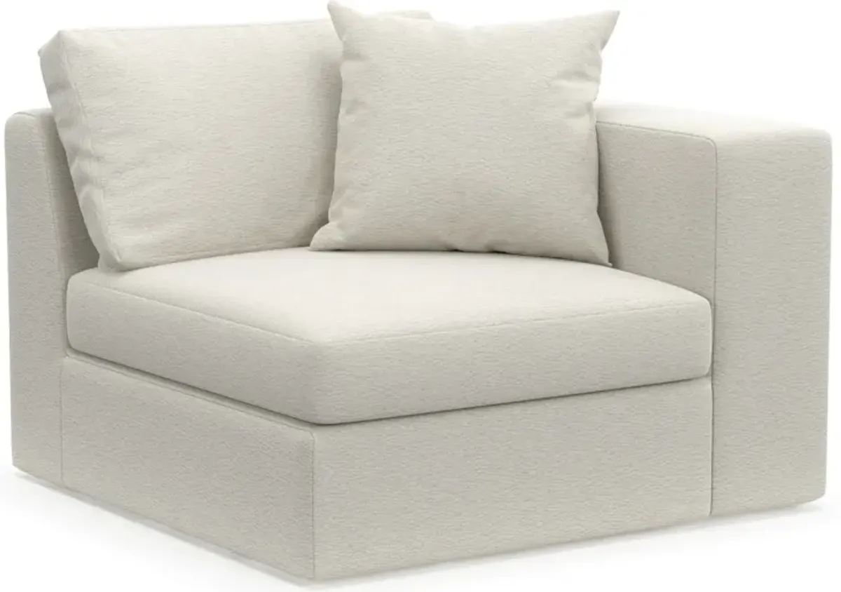 Collin Hybrid Comfort Right-Facing Chair - Living Large White