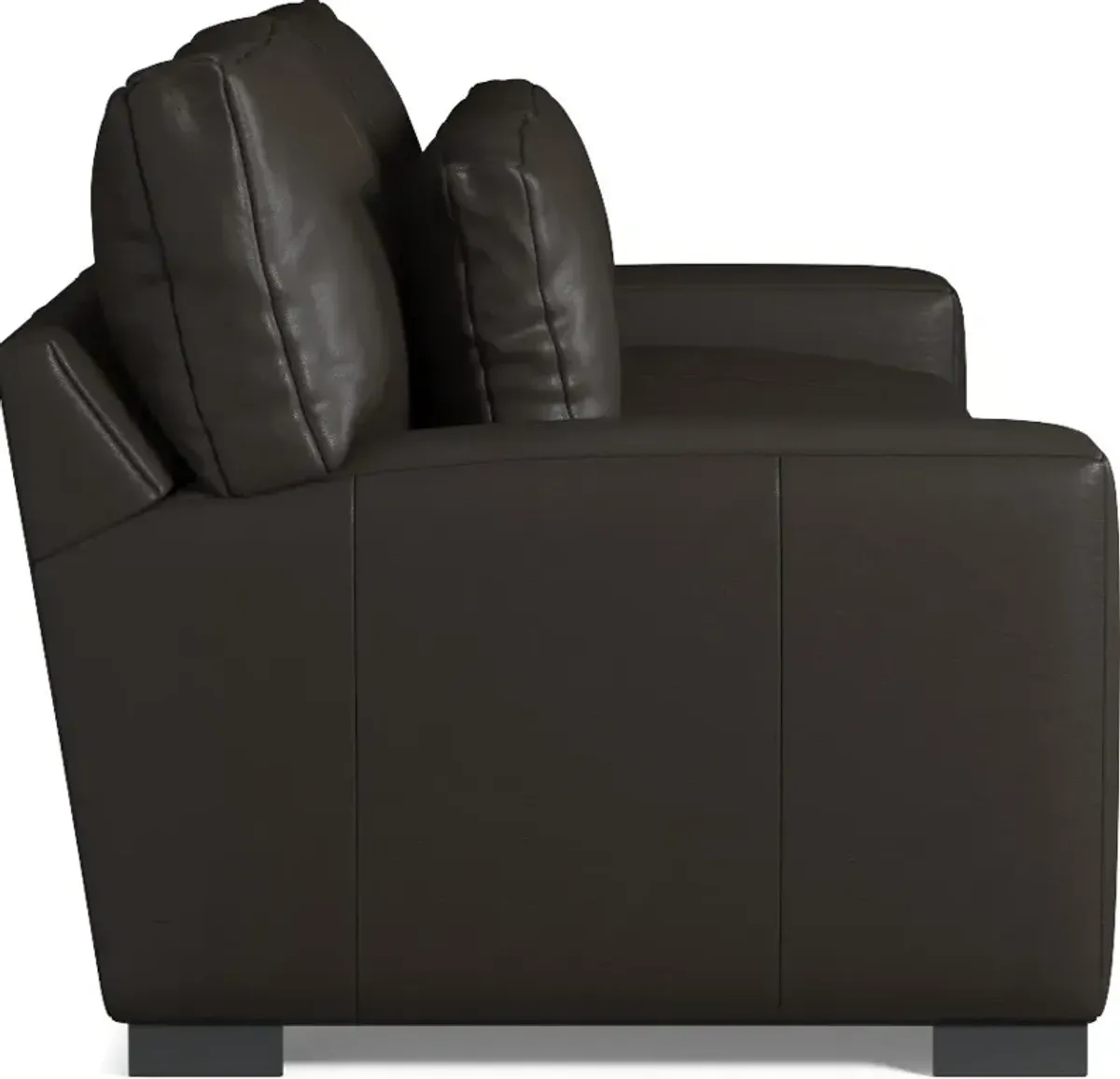 Winston Leather Foam Comfort Sofa - Siena Dark Brown