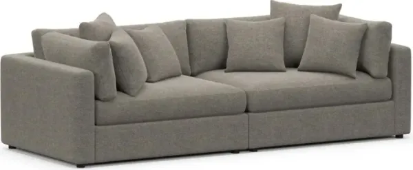 Sasha Foam Comfort Sofa - Bridger Metal