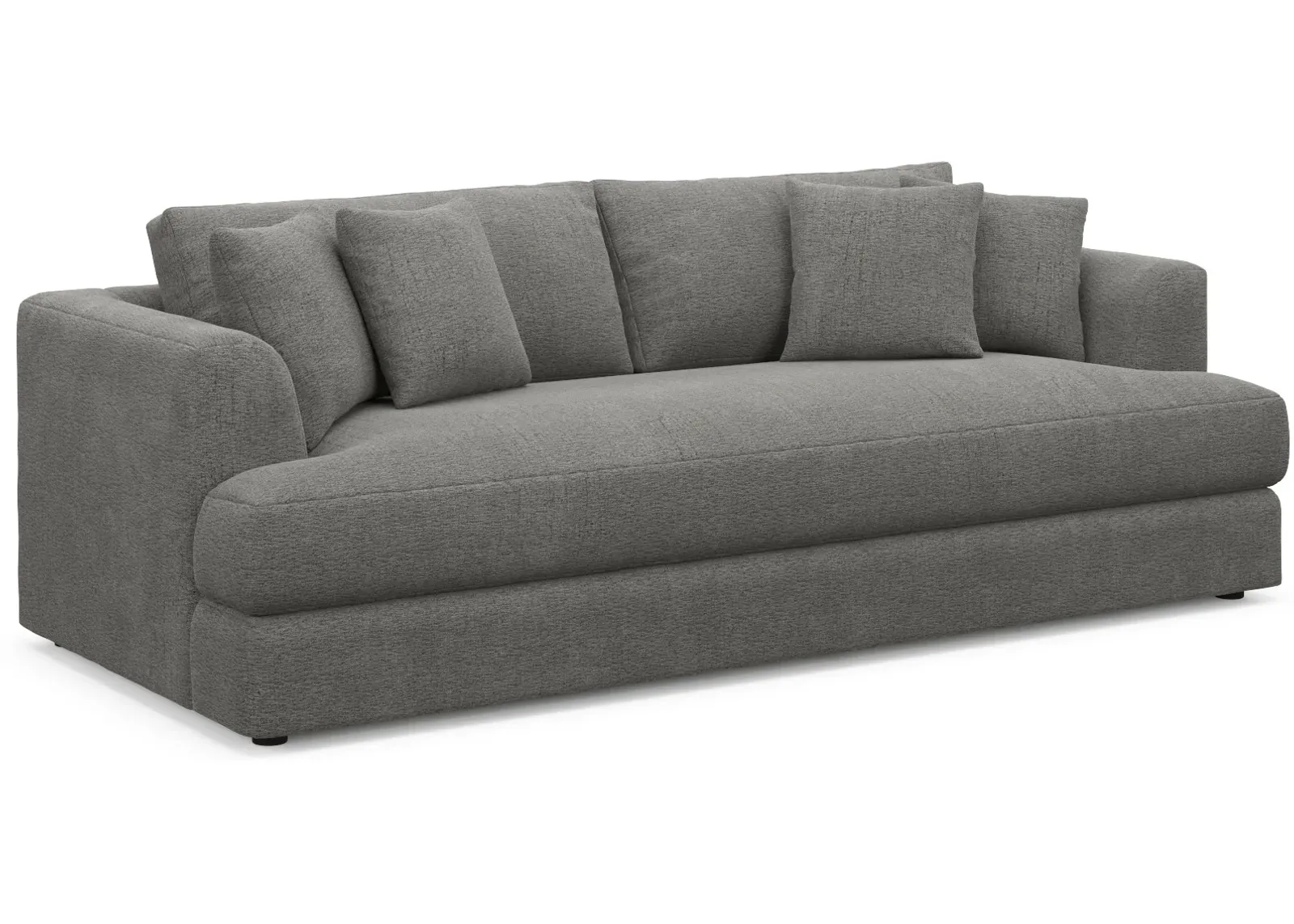 Ridley Foam Comfort Sofa - Living Large Charcoal