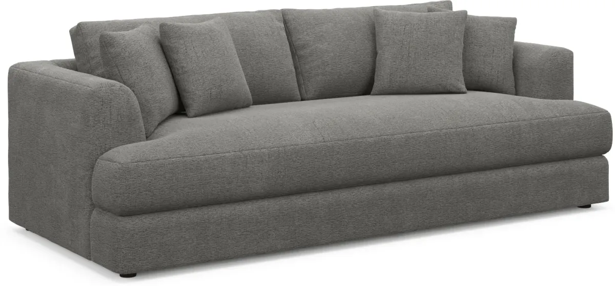 Ridley Foam Comfort Sofa - Living Large Charcoal