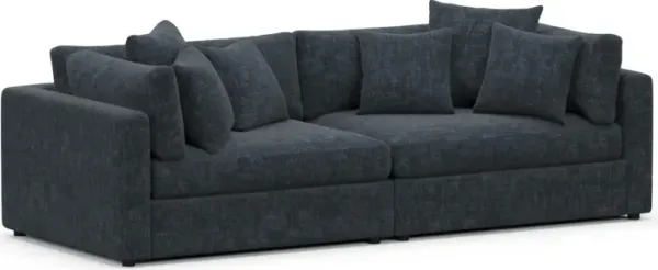 Sasha Foam Comfort Sofa - Argo Navy