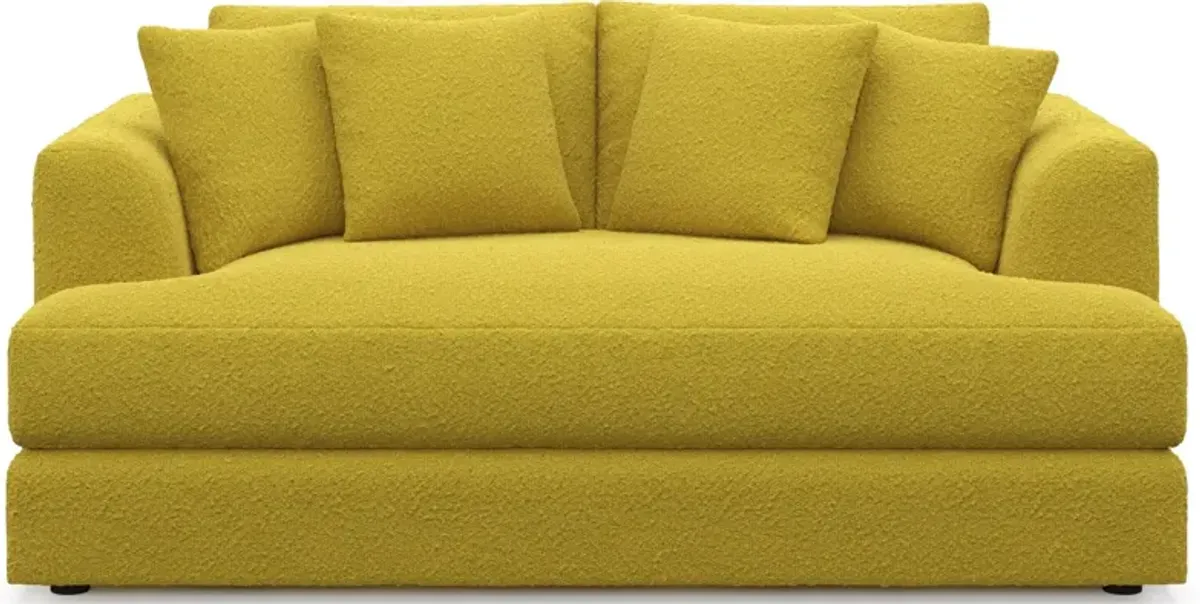 Ridley Foam Comfort Loveseat - Bloke Goldenrod