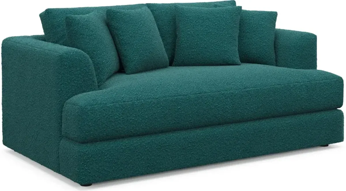 Ridley Foam Comfort Loveseat - Bloke Peacock