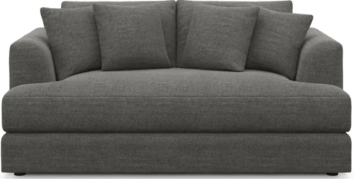 Ridley Foam Comfort Loveseat - Curious Charcoal