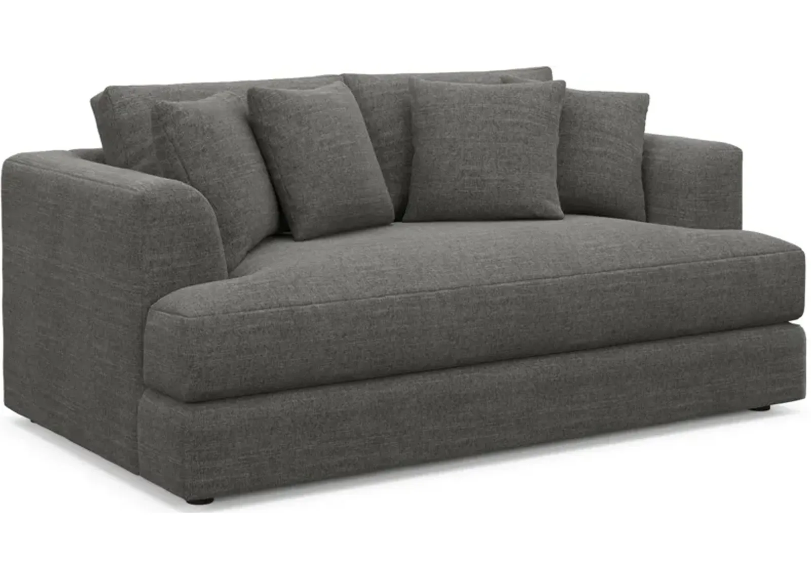 Ridley Foam Comfort Loveseat - Curious Charcoal