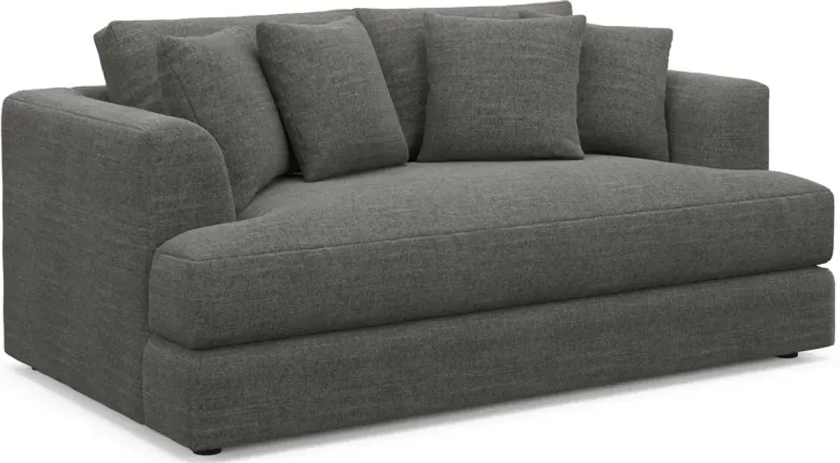 Ridley Foam Comfort Loveseat - Curious Charcoal