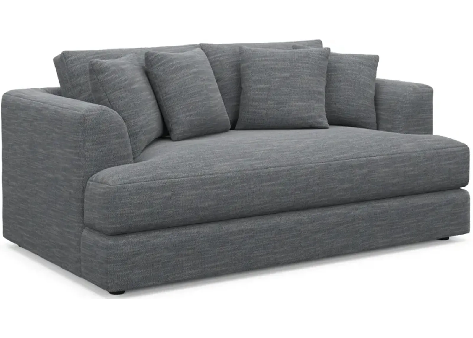 Ridley Foam Comfort Loveseat - Dudley Indigo