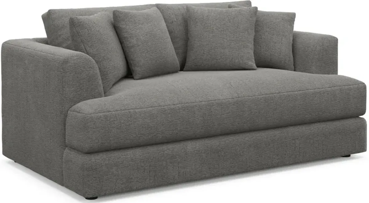 Ridley Foam Comfort Loveseat - Living Large Charcoal