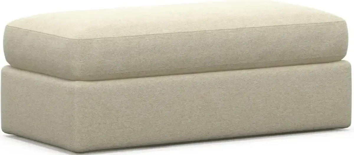 Sasha Foam Comfort Ottoman - Bridger Shell