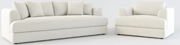 Ridley Foam Comfort Sofa and Chair Set - Everton Grey