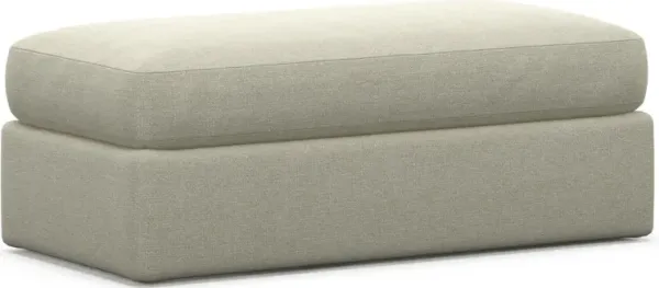 Sasha Foam Comfort Ottoman - Liv Dove