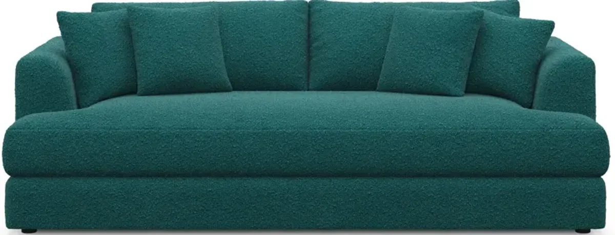 Ridley Foam Comfort Sofa and Loveseat Set - Bloke Peacock