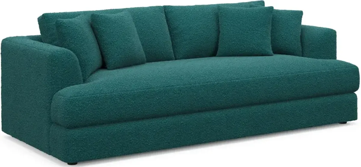 Ridley Foam Comfort Sofa and Loveseat Set - Bloke Peacock