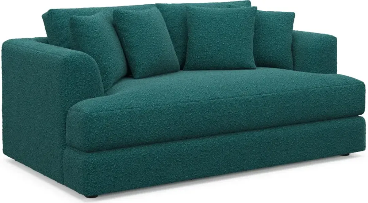 Ridley Foam Comfort Sofa and Loveseat Set - Bloke Peacock