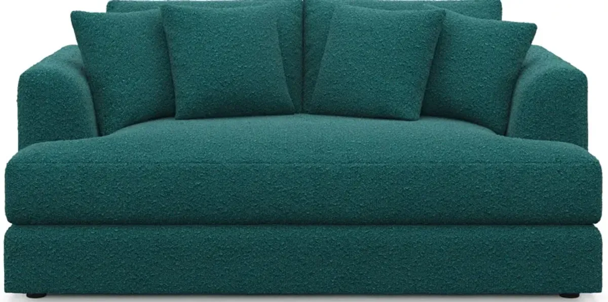 Ridley Foam Comfort Sofa and Loveseat Set - Bloke Peacock