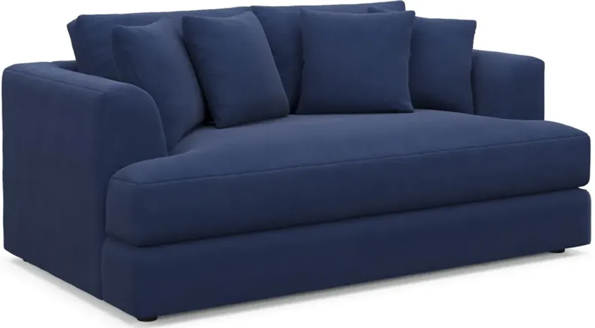 Ridley Foam Comfort Sofa and Loveseat Set - Abington Indigo