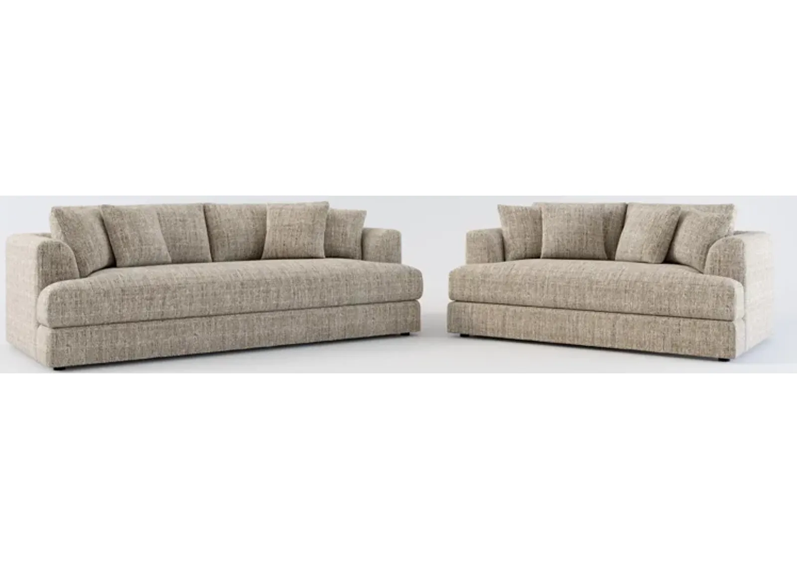 Ridley Foam Comfort Sofa and Loveseat Set - Mason Flint