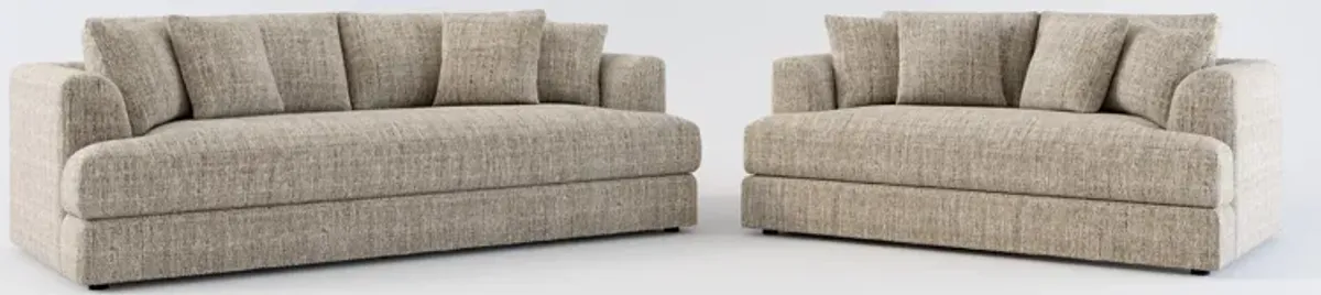 Ridley Foam Comfort Sofa and Loveseat Set - Mason Flint