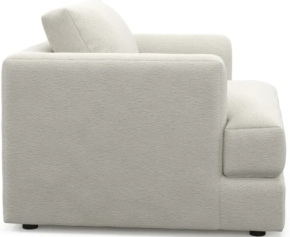 Ridley Foam Comfort Sofa, Loveseat, and Chair Set - Living Large White