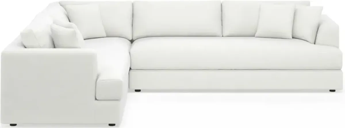 Ridley Foam Comfort 2-Piece Sectional with Right-Facing Sofa - Contessa Vanilla