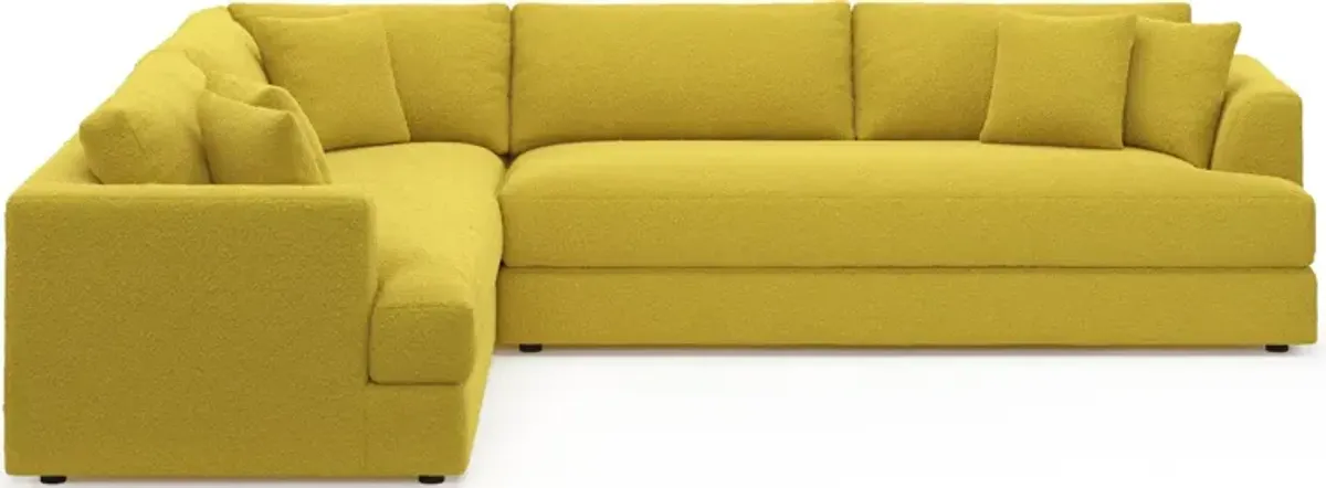 Ridley Foam Comfort 2-Piece Sectional with Right-Facing Sofa - Bloke Goldenrod