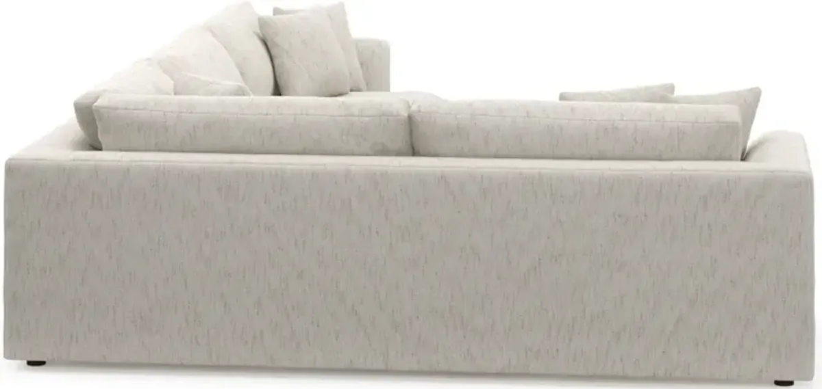 Ridley Foam Comfort 2-Piece Sectional with Right-Facing Sofa - P.T. Cream