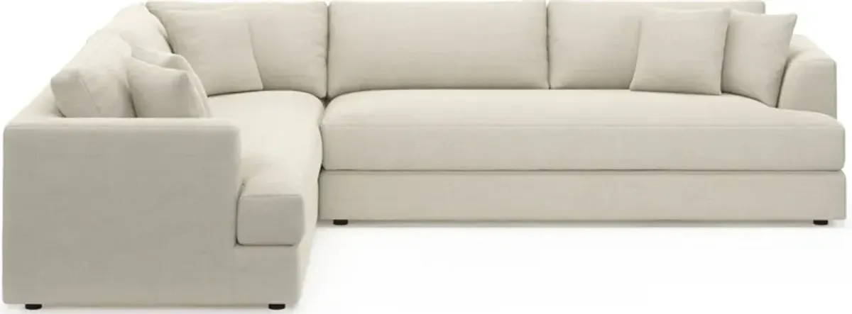 Ridley Foam Comfort 2-Piece Sectional with Right-Facing Sofa - Curious Pearl