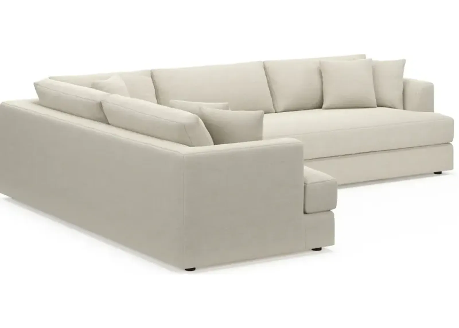 Ridley Foam Comfort 2-Piece Sectional with Right-Facing Sofa - Curious Pearl