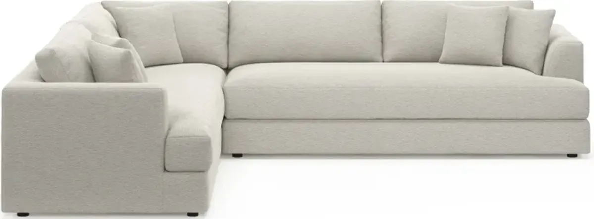 Ridley Foam Comfort 2-Piece Sectional with Right-Facing Sofa - Everton Grey